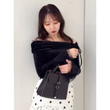 シアーベロアオフショルトップス | dazzlin | 詳細画像15