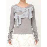 ラッピングリボンディティールカットソー | dazzlin | 詳細画像21