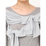 ラッピングリボンディティールカットソー | dazzlin | 詳細画像24