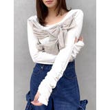 ラッピングリボンディティールカットソー | dazzlin | 詳細画像4