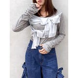 ラッピングリボンディティールカットソー | dazzlin | 詳細画像7