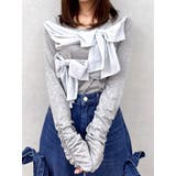 ラッピングリボンディティールカットソー | dazzlin | 詳細画像8