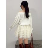 【吉田朱里】タックスリーブオフショルスウェット ※BLACK WEB限定カラー | dazzlin | 詳細画像18