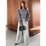 【吉田朱里】タックスリーブオフショルスウェット ※BLACK WEB限定カラー | dazzlin | 詳細画像43