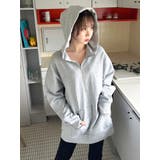 【吉田朱里】ストーンアートハーフジップフーディ | dazzlin | 詳細画像20