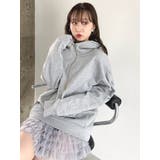 【吉田朱里】ストーンアートハーフジップフーディ | dazzlin | 詳細画像22