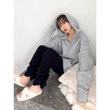 【吉田朱里】ストーンアートハーフジップフーディ | dazzlin | 詳細画像28