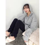 【吉田朱里】ストーンアートハーフジップフーディ | dazzlin | 詳細画像29