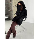 【吉田朱里】ストーンアートハーフジップフーディ | dazzlin | 詳細画像34