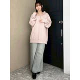 【吉田朱里】ストーンアートハーフジップフーディ | dazzlin | 詳細画像43