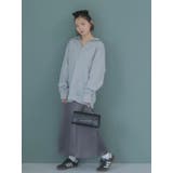 【吉田朱里】ストーンアートハーフジップフーディ | dazzlin | 詳細画像5