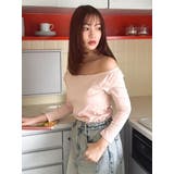 【吉田朱里】温感・セラミド加工カップインオフショルインナー | dazzlin | 詳細画像12