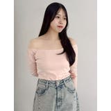 【吉田朱里】温感・セラミド加工カップインオフショルインナー | dazzlin | 詳細画像16