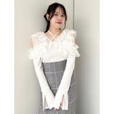 シアーラッフルカットトップス | dazzlin | 詳細画像5