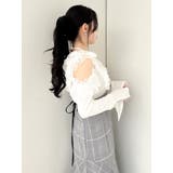 シアーラッフルカットトップス | dazzlin | 詳細画像7