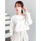 ボウタイシャツレイヤードスウェット | dazzlin | 詳細画像16