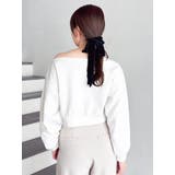 ボウタイシャツレイヤードスウェット | dazzlin | 詳細画像18