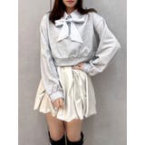 ボウタイシャツレイヤードスウェット | dazzlin | 詳細画像20