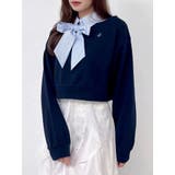 ボウタイシャツレイヤードスウェット | dazzlin | 詳細画像23