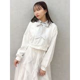 ボウタイシャツレイヤードスウェット | dazzlin | 詳細画像6