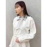 ボウタイシャツレイヤードスウェット | dazzlin | 詳細画像7