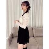 シアーベロアギャザーデザイントップス | dazzlin | 詳細画像15 