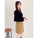 シアーベロアギャザーデザイントップス | dazzlin | 詳細画像18 