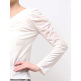 シアーベロアギャザーデザイントップス | dazzlin | 詳細画像34 