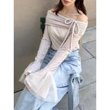 シアーベロアオフショルトップスⅡ | dazzlin | 詳細画像13