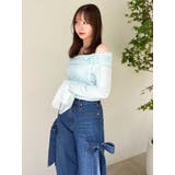 シアーベロアオフショルトップスⅡ | dazzlin | 詳細画像16