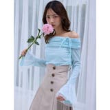 シアーベロアオフショルトップスⅡ | dazzlin | 詳細画像2