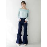 シアーベロアオフショルトップスⅡ | dazzlin | 詳細画像4