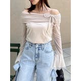 シアーベロアオフショルトップスⅡ | dazzlin | 詳細画像6