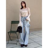 シアーベロアオフショルトップスⅡ | dazzlin | 詳細画像8