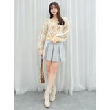 アーガイルオーバーニットトップス | dazzlin | 詳細画像16