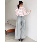 アーガイルオーバーニットトップス | dazzlin | 詳細画像33