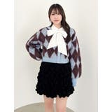 アーガイルオーバーニットトップス | dazzlin | 詳細画像36