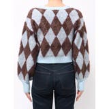 アーガイルオーバーニットトップス | dazzlin | 詳細画像43