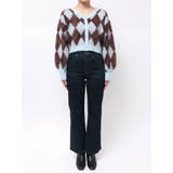 アーガイルオーバーニットトップス | dazzlin | 詳細画像48