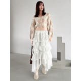 アーガイルオーバーニットトップス | dazzlin | 詳細画像8