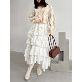 アーガイルオーバーニットトップス | dazzlin | 詳細画像9