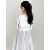 ミニシャギーラメニットカーデトップス | dazzlin | 詳細画像4 