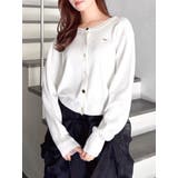 プレートシンプルカーディガン | dazzlin | 詳細画像15 