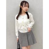 プレートシンプルカーディガン | dazzlin | 詳細画像3 