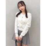 プレートシンプルカーディガン | dazzlin | 詳細画像5 