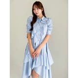 リボンディティールイレヘムシャツワンピース | dazzlin | 詳細画像17
