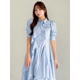 リボンディティールイレヘムシャツワンピース | dazzlin | 詳細画像18
