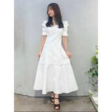 オフホワイト | 【再生産分】2WAYスイッチングステッチワンピース | dazzlin