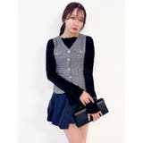 ジレレイヤードコンビミニワンピース | dazzlin | 詳細画像20 