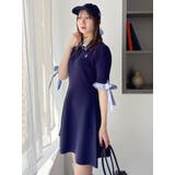 リボンスリーブニットミニワンピース | dazzlin | 詳細画像30